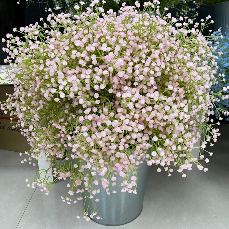 Factory Price Artificial Flower Gypsophila Babysbreath for Wedding Decoration Backdrop